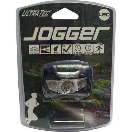 UltraTec O.N. Jogger 120 Lumen Headlamp Blister