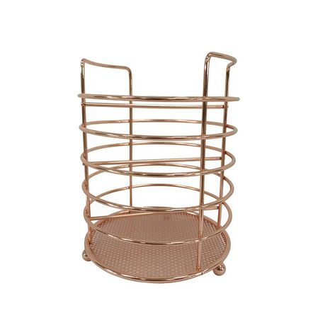 Continental Homeware Round Rose Gold Cutlery Holder Buy Online in Zimbabwe thedailysale.shop