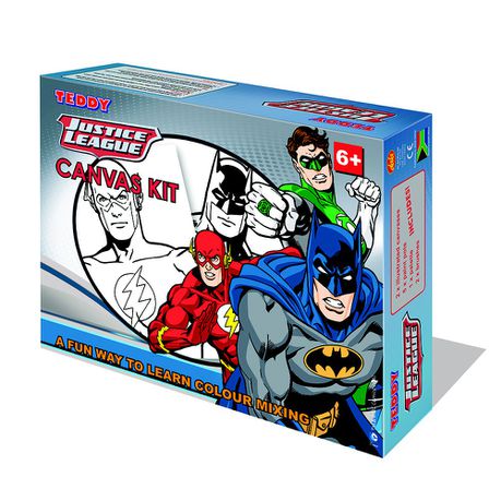 Teddy Justice League Batman Canvas Paiting Kit