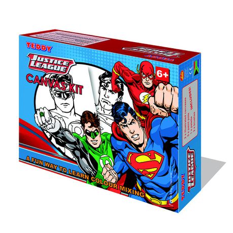 Teddy Justice League Superman Canvas Paiting Kit