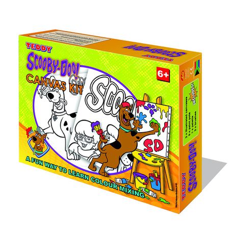 Teddy Scooby Doo Canvas Painting Kit