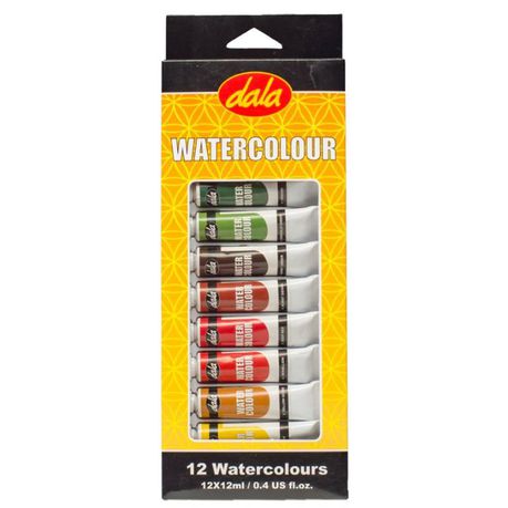 Dala Paint Set Watercolours - 12 x 12ml