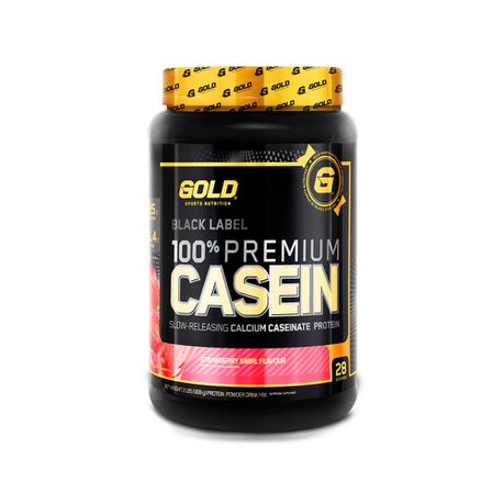 Gold Sports Nutrition Premium Casein Strawberry - 908g Buy Online in Zimbabwe thedailysale.shop