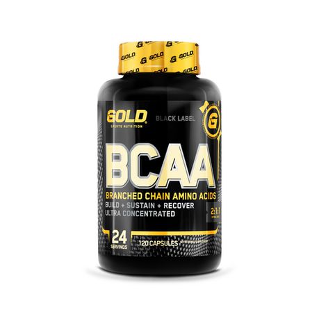 Gold Sports Nutrition BCAA - 120 Capsules