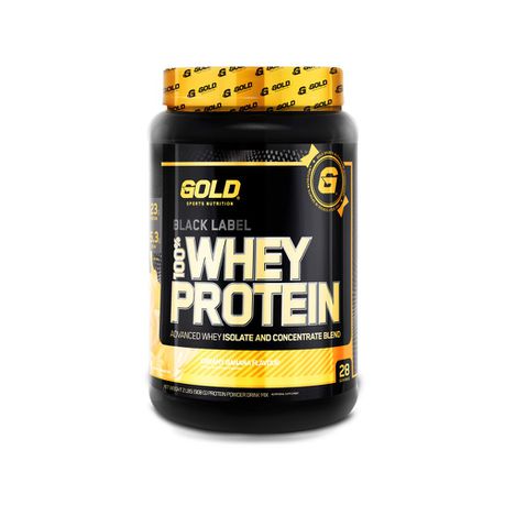 Gold Sports Nutrition 100% Whey Protein Banana - 908g Buy Online in Zimbabwe thedailysale.shop