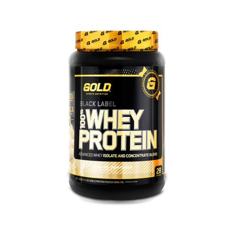 Gold Sports Nutrition 100% Whey Protein Vanilla - 908g Buy Online in Zimbabwe thedailysale.shop