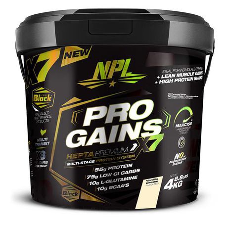 NPL Pro Gains, Vanilla Ice Cream - 4kg Buy Online in Zimbabwe thedailysale.shop