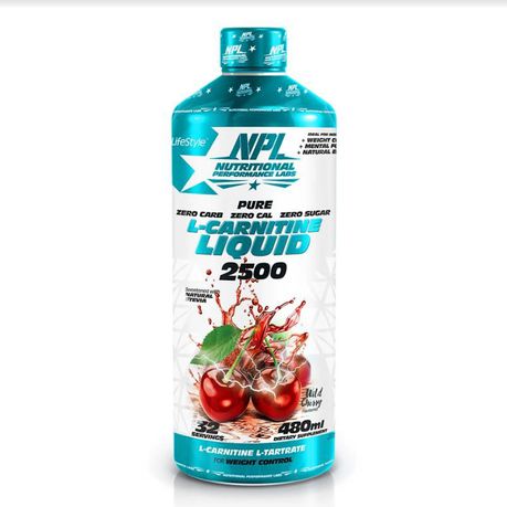 NPL L-Carnitine, Wild Cherry - 480ml Buy Online in Zimbabwe thedailysale.shop