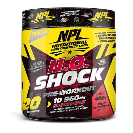 NPL N.O. Shock, Wild Strawberry - 400g Buy Online in Zimbabwe thedailysale.shop