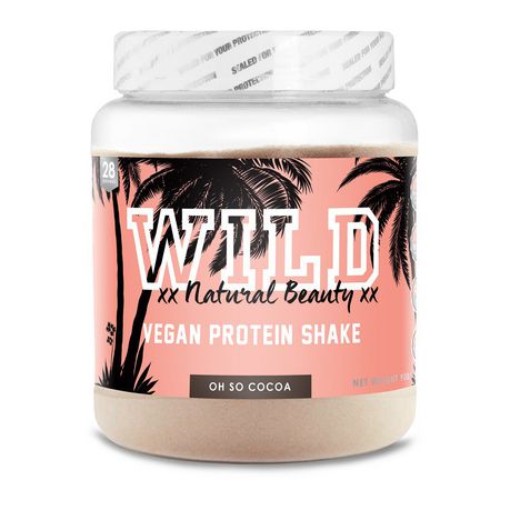 WILD Natural Beauty Vegan Protein 908g - Oh So Cocoa Buy Online in Zimbabwe thedailysale.shop