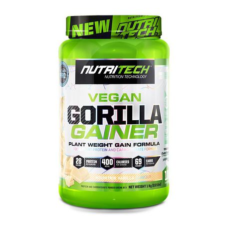 Nutritech Vegan Gorilla Gainer - Mountain Vanilla - 1kg