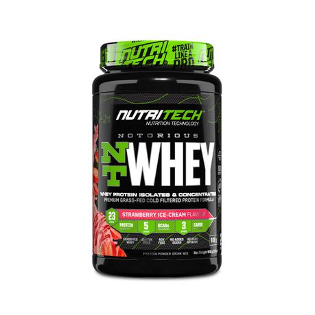 Nutritech NOTORIOUS NT Whey Strawberry Ice Cream - 2lb Buy Online in Zimbabwe thedailysale.shop