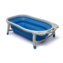 Load image into Gallery viewer, Folding Baby Bath Tub with Handle - Blue
