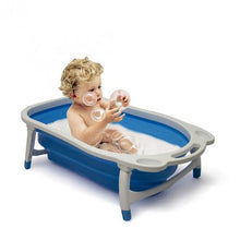 Load image into Gallery viewer, Folding Baby Bath Tub with Handle - Blue
