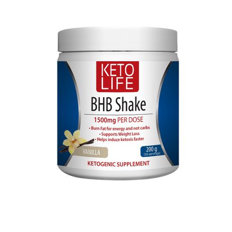 Keto Life Bhb Shake Vanilla 200G Buy Online in Zimbabwe thedailysale.shop