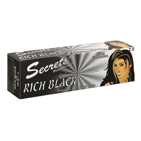 Secrets Cream Colour Rich Black - 50ml Buy Online in Zimbabwe thedailysale.shop