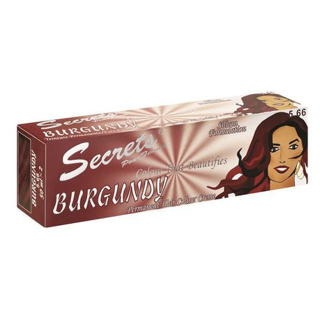 Secrets Cream Colour Burgundy - 50ml Buy Online in Zimbabwe thedailysale.shop