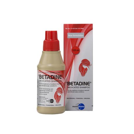 BETADINE Medicated Shampoo 125ml Buy Online in Zimbabwe thedailysale.shop