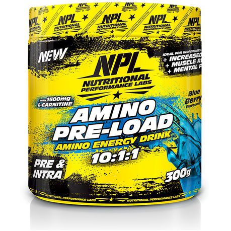 NPL Amino Preload, Blueberry - 300g