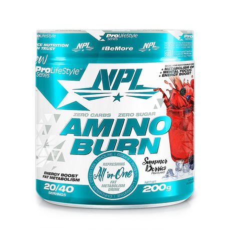 NPL Amino Burn, Summer Berries - 200g Buy Online in Zimbabwe thedailysale.shop