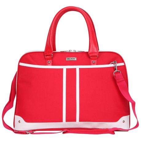 Black 15.6 Ladies Shoulder Sling Laptop Bag - Red