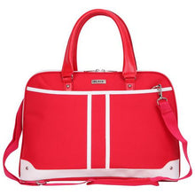 Load image into Gallery viewer, Black 15.6 Ladies Shoulder Sling Laptop Bag - Red
