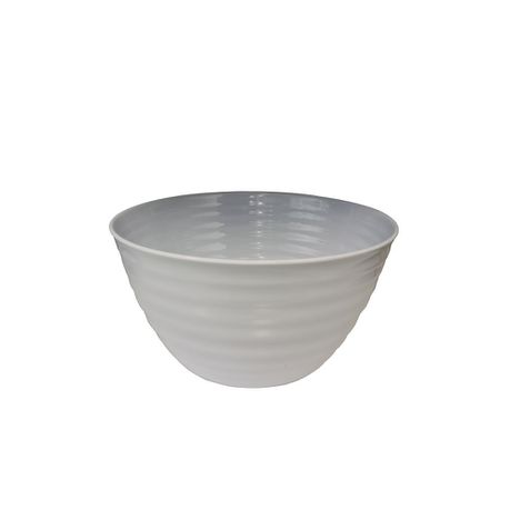 Home Classix Melamine Salad Bowl 27x14.5cm White Buy Online in Zimbabwe thedailysale.shop