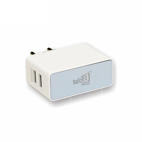 Tek88 RapidCharge 2-Port Wall Charger Buy Online in Zimbabwe thedailysale.shop