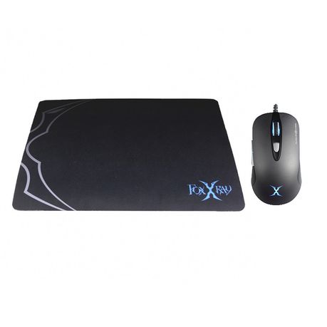 Foxxray Silver Moon Gaming Mouse Bundle (USB)