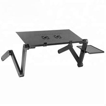 Load image into Gallery viewer, Foldable Laptop / Notebook / Tablet Stand - TT001 - Ergonomic - Black
