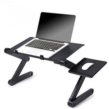 Load image into Gallery viewer, Foldable Laptop / Notebook / Tablet Stand - TT001 - Ergonomic - Black
