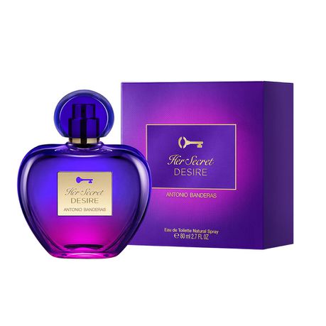 Antonio Banderas Her Secret Desire Eau de Toilette - 80ml Buy Online in Zimbabwe thedailysale.shop