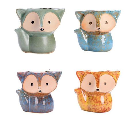 Gift of 4 Fox Pot plant Buy Online in Zimbabwe thedailysale.shop