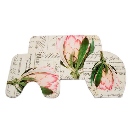 Memories Luxury Foam Bath Mats - Protea Postcard