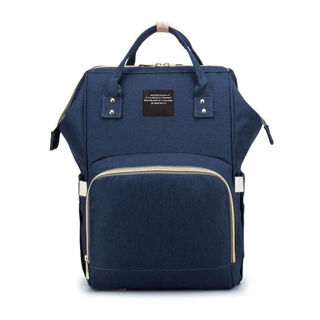 Outdoor Travel Baby Diaper Bag - Navy Blue