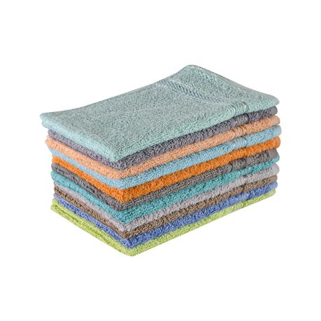 FMF 10 Pack Assorted Guest Towel 30 x 50cm Buy Online in Zimbabwe thedailysale.shop