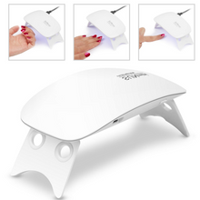 Load image into Gallery viewer, iMbali Portable Mini Led Gel Curing UV Nail Lamp Drier - White
