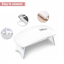 Load image into Gallery viewer, iMbali Portable Mini Led Gel Curing UV Nail Lamp Drier - White
