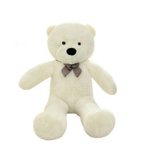 Load image into Gallery viewer, Giant Cuddly Plush Stuffed Bear  With  Bow Tie - Ivory White - 60cm
