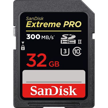 SanDisk 32GB 300MB/s Extreme Pro SD Card SDHC C10 Buy Online in Zimbabwe thedailysale.shop