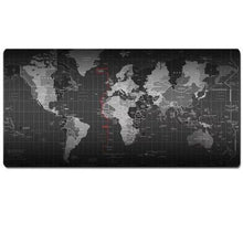 Load image into Gallery viewer, World Map Full Desk Coverage Gaming and Office Mousepad
