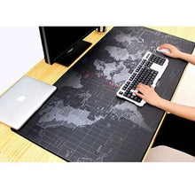 Load image into Gallery viewer, World Map Full Desk Coverage Gaming and Office Mousepad
