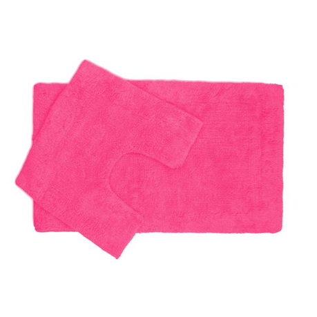 2 Piece Anti-Slip Bathmat Set - Candy Pink Buy Online in Zimbabwe thedailysale.shop