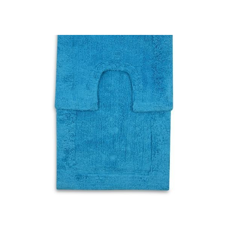 2 Piece Anti-Slip Bathmat Set - Azure Blue