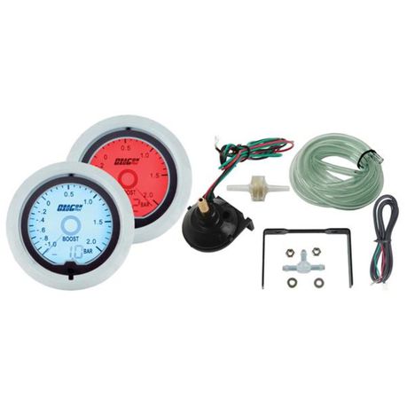 2 LCD Boost Gauge 12v