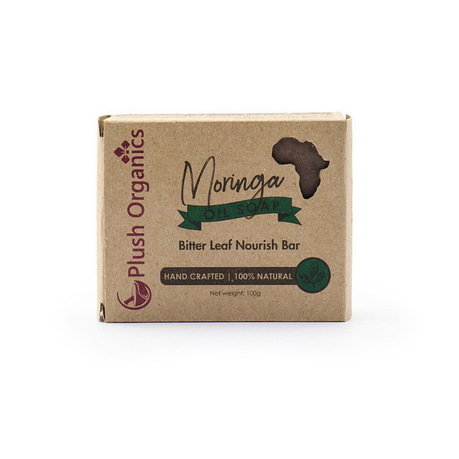 Plush Organics Moringa Oil Soap - Bitterleaf Nourishing Buy Online in Zimbabwe thedailysale.shop