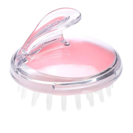 Silicone Scalp Shampoo Massage Brush - Pink Buy Online in Zimbabwe thedailysale.shop