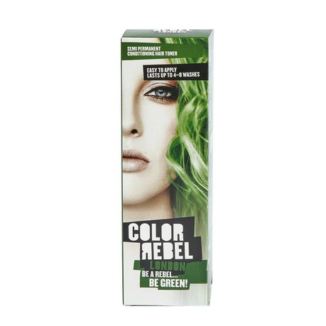 Color Rebel Semi-Perm Cond Hair Toner Green100ml Buy Online in Zimbabwe thedailysale.shop