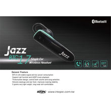 Load image into Gallery viewer, Jazz BTC17 Single Ear Wireless Headset
