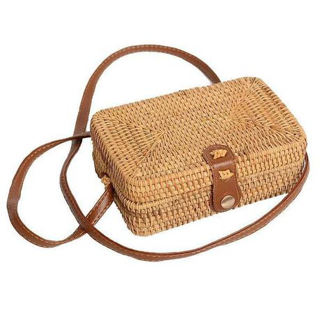 summer straw beach bambook hand shoulder bag for women Buy Online in Zimbabwe thedailysale.shop